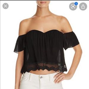 Cotton candy LA off shoulder top